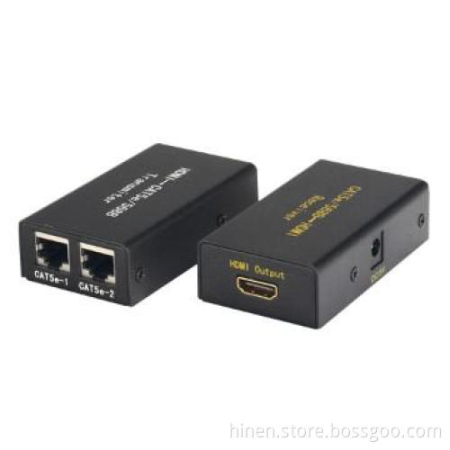 HDMI EXTENDER (By CAT-5e/6 cable) Support 3D all format